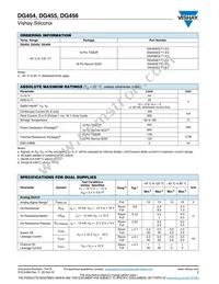 DG455EY-T1-E3 Datasheet Page 2