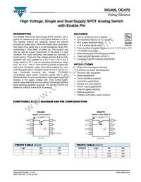 DG469EY-T1-E3 Datasheet Cover