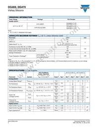 DG469EY-T1-E3 Datasheet Page 2