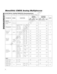 DG506ADN Datasheet Page 4