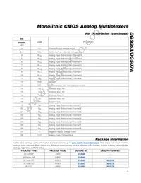 DG506ADN Datasheet Page 9