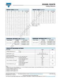 DG506BEN-T1-GE3 Datasheet Page 3