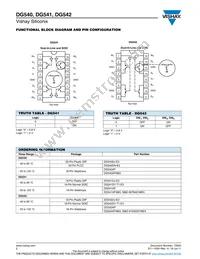 DG542DY-T1 Datasheet Page 2