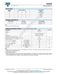 DG604EEN-T1-GE4 Datasheet Page 2