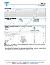 DG636EEQ-T1-GE4 Datasheet Page 2