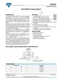 DG9236DN-T1-E4 Datasheet Cover