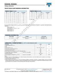DG9408DN-T1-E4 Datasheet Page 2