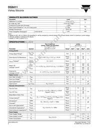 DG9411DL-T1-E3 Datasheet Page 2