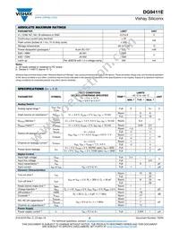 DG9411EDL-T1-GE3 Datasheet Page 2