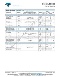 DG9422DV-T1-E3 Datasheet Page 3