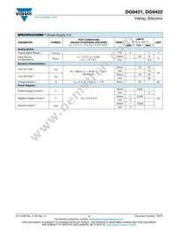 DG9422DV-T1-E3 Datasheet Page 4