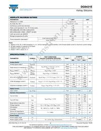 DG9431EDV-T1-GE3 Datasheet Page 2