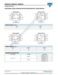 DG9434DS-T1-E3 Datasheet Page 2