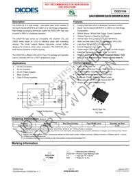 DGD2104S8-13 Datasheet Cover