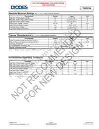 DGD2104S8-13 Datasheet Page 3