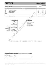 DHG10C600PB Datasheet Page 3
