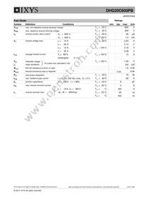 DHG20C600PB Datasheet Page 2