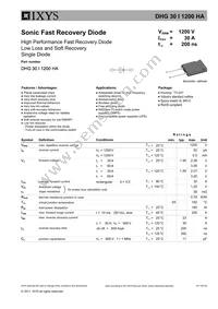 DHG30I1200HA Datasheet Cover