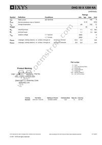 DHG50X1200NA Datasheet Page 2