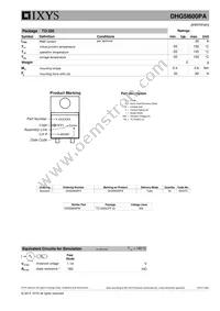 DHG5I600PA Datasheet Page 3