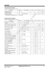 DKI03082 Datasheet Page 2