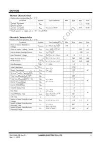 DKI10526 Datasheet Page 2