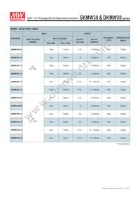 DKMW30F-12 Datasheet Page 2