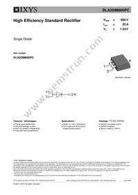 DLA20IM800PC-TUB Datasheet Cover