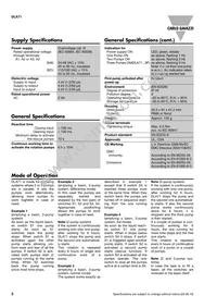 DLA71TB233P Datasheet Page 2