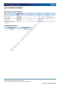 DLF162500LT-5028A1 Datasheet Page 3