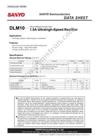 DLM10E-AT1 Datasheet Cover