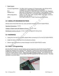 DLP-2232H-PSOC5 Datasheet Page 6