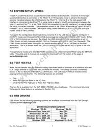 DLP-2232H-PSOC5 Datasheet Page 7