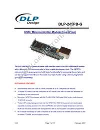 DLP-245PB-G Datasheet Cover