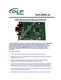 DLP-245PL-G Datasheet Cover