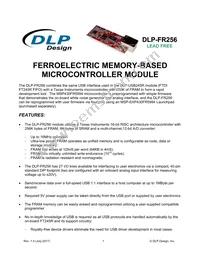 DLP-FR256 Datasheet Cover