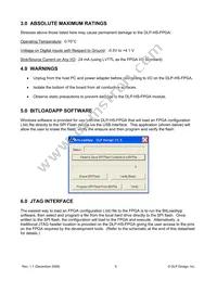 DLP-HS-FPGA Datasheet Page 5