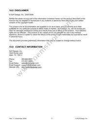 DLP-HS-FPGA Datasheet Page 17