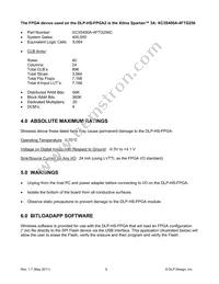 DLP-HS-FPGA2 Datasheet Page 6