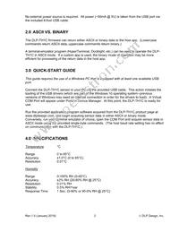 DLP-TH1C Datasheet Page 2