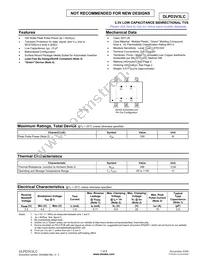 DLPD3V3LC-7 Datasheet Cover