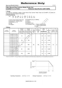 DLW5BTH501TQ2K Datasheet Cover