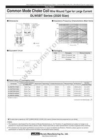 DLW5BTN501SQ2L Datasheet Cover
