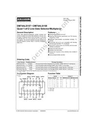 DM74ALS157MX Datasheet Cover