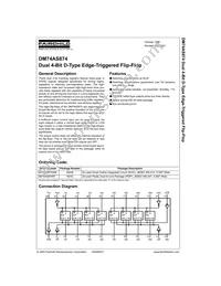 DM74AS874WMX Datasheet Cover