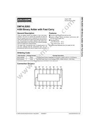 DM74LS283N Datasheet Cover