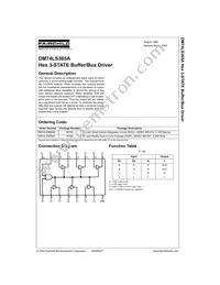 DM74LS365AN Datasheet Cover