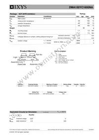 DMA150YC1600NA Datasheet Page 3