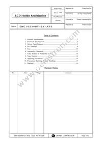 DMC-16230NY-LY-AVE Datasheet Cover