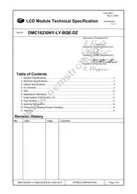 DMC-16230NY-LY-BQE-DZ Datasheet Cover